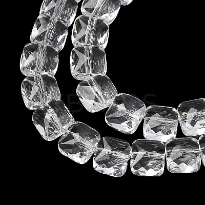 Transparent Glass Beads Strands GLAA-L050-A18-1