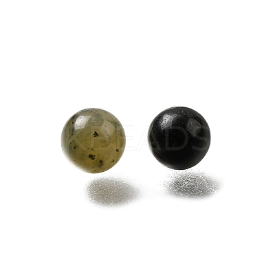 Natural Mixed Gemstone Sphere Beads G-S117-8mm-M-1