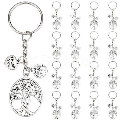 20Pcs Alloy Keychain KEYC-PH01578-1