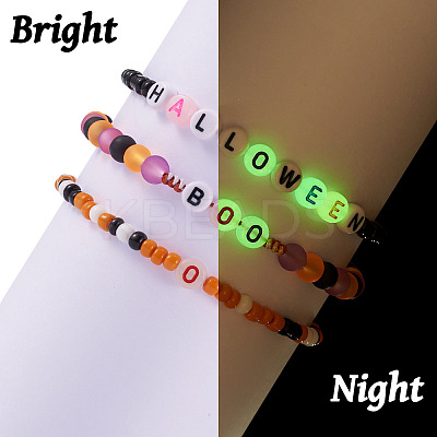 500Pcs 5 Styles Acrylic Beads MACR-TA0001-34-1
