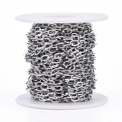 Tarnish Resistant 304 Stainless Steel Cable Chains CHS-H007-32P-1