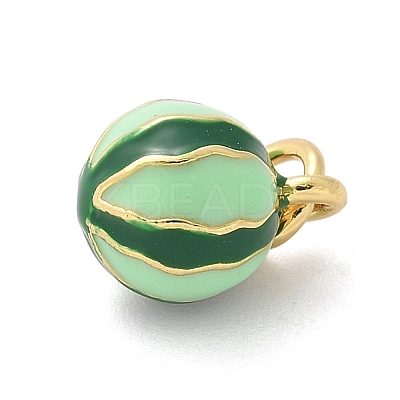 Brass Enamel Pendants KK-S511-01A-G-1