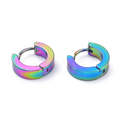 304 Stainless Steel Huggie Hoop Earrings EJEW-M284-30M-E-1