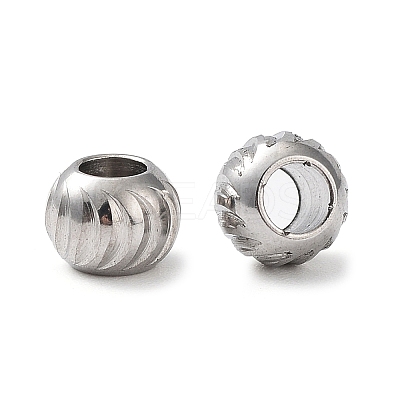 Tarnish Resistant 303 Stainless Steel Beads STAS-Q302-01H-P-1