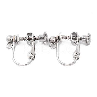 Non-Tarnish 316 Stainless Steel Clip-on Earring Findings LS-X-STAS-K274-09P-1