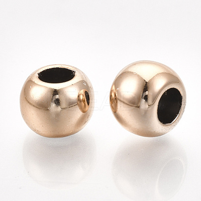UV Plating ABS Plastic European Beads X-CCB-S162-28H-03-1