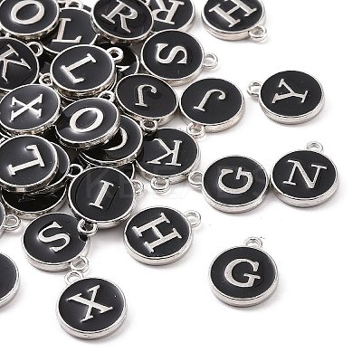 Alloy Enamel Charms ENAM-S118-02-P-1