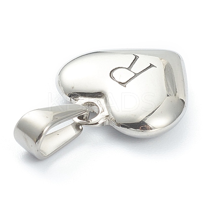304 Stainless Steel Pendants STAS-P278-01R-P-1