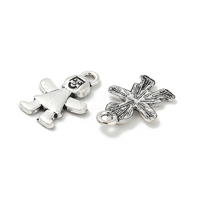 Tibetan Style Alloy Pendants TIBE-S324-12AS-1