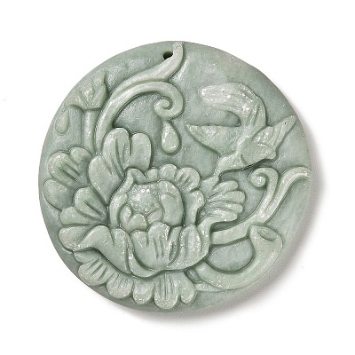 Natural Calcite Carved Pendants G-K349-03D-1