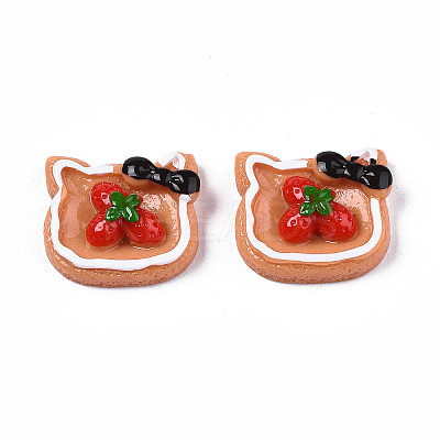 Opaque Epoxy Resin Cabochons LS-CRES-S358-54-1