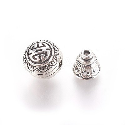 Tibetan Style Alloy Guru Bead Sets LS-PALLOY-N0063-05AS-1