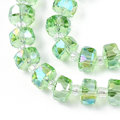 Transparent Glass Beads Strands EGLA-T020-15B-1