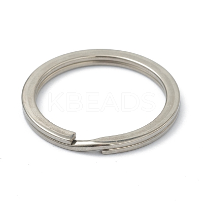Tarnish Resistant 304 Stainless Steel Keychain Clasp Findings STAS-B012-02E-P-1