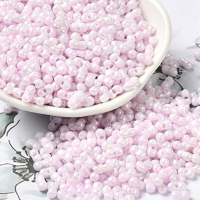 Opaque Colours Luster Glass Seed Beads SEED-B001-01A-03-1