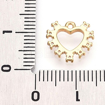 Brass Micro Pave Clear Cubic Zirconia Pendants KK-T075-06G-1