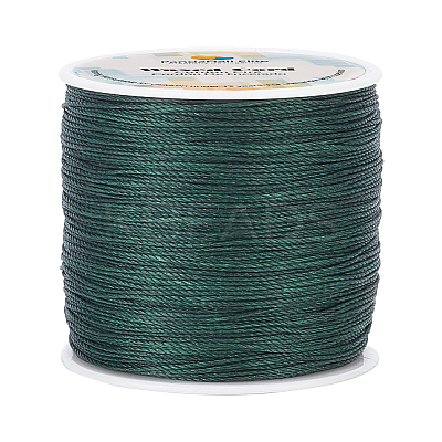 1 Roll Round Waxed Polyester Cords YC-PH0002-44E-1