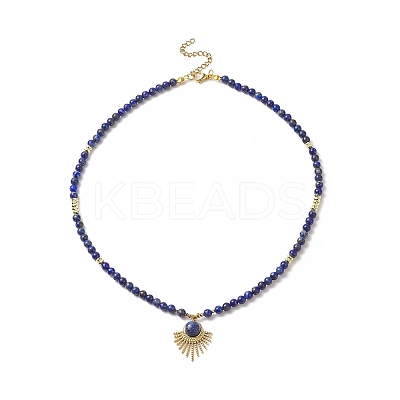 Mixed Natural Gemstone Beaded Necklaces NJEW-JN04226-1