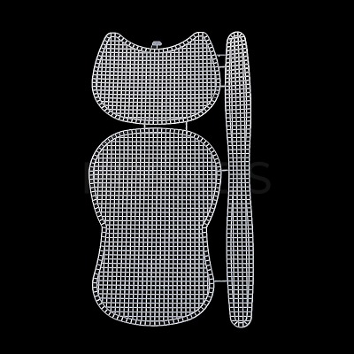 DIY Plastic Knitting Crochet Bag Making Kits DIY-H169-12A-1