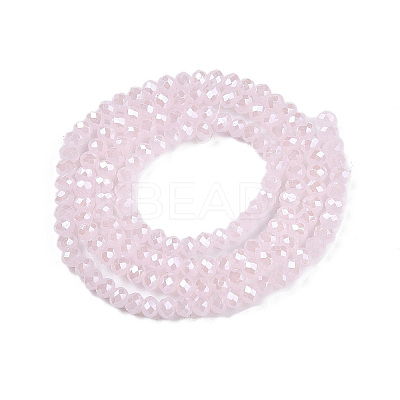 Electroplate Glass Beads Strands EGLA-A044-J1mm-A02-1