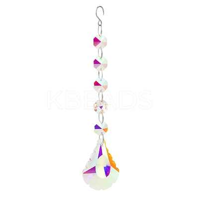 Clear AB Glass Pendant Decorations LS-PW-WG12742-07-1