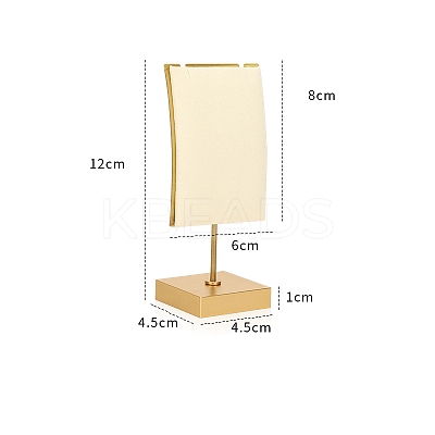 Velvet & Metal Single Necklace Display Riser Stands PW-WG94442-02-1