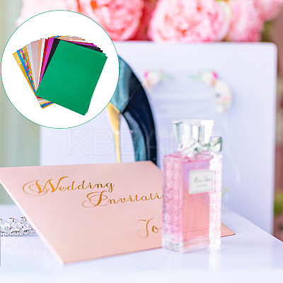 60 Sheets 12 Colors A4 Hot Stamping Foil Paper DIY-FH0005-43-1