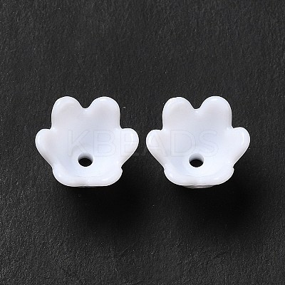 Opaque Acrylic Bead Caps MACR-J123-26-1
