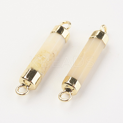 Natural Gemstone Links connectors G-F527-11-1