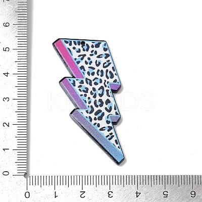 Double-side Printed Opaque Acrylic Pendants FIND-D283-09G-1