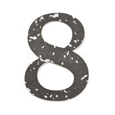 20Pcs Retro Number Paper Waterproof Stickers STIC-P015-B06-1