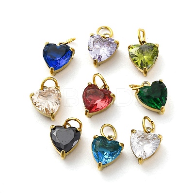 304 Stainless Steel Rhinestone Pendants STAS-E550-44G-1