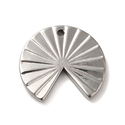 Non-Tarnish 304 Stainless Steel Pendants STAS-M312-01B-P-1