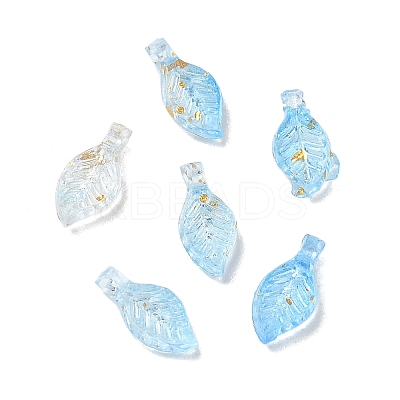 Transparent Acrylic and Gold Foil Pendants AC-CBAF9C1-04A-10-1