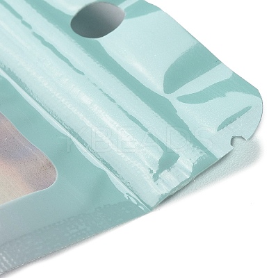 Rectangle Glitter Holographic PVC Resealable Packaging Bags ABAG-P011-01B-01-1