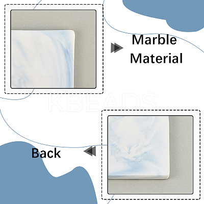 Marble Pattern Porcelain Wax Seal Mats AJEW-WH20007-82A-01-1
