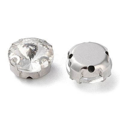 Flat Round Sew on Rhinestone RGLA-L028-07B-01-1