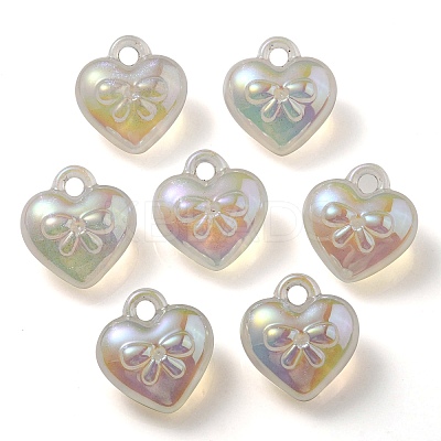 Luminous UV Plating Transparent Acrylic Pendants OACR-P010-10E-1