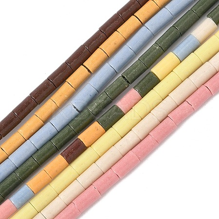 Handmade Porcelain Imitation Lava Rock Beads Strands PORC-A029-02-1