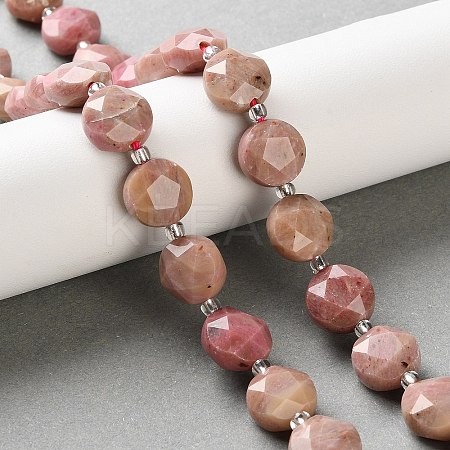 Natural Rhodonite Beads Strands G-C116-A179-01B-1