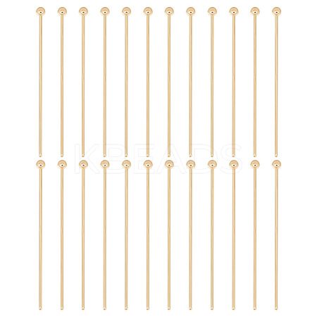150Pcs Brass Ball Head Pins KK-GO0001-60-1