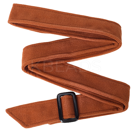 Tie a Knot Cloth Waist Belts with Buckle AJEW-WH20003-08A-1