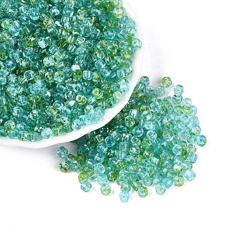Transparent Colours Picasso Glass Beads SEED-Q039-05A-C01-1