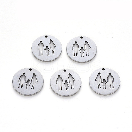 Non-Tarnish 304 Stainless Steel Pendants LS-STAS-N092-34-1
