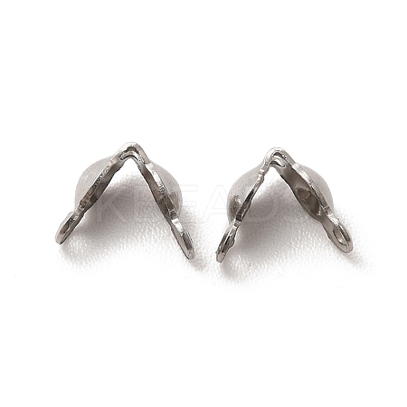 Tarnish Resistant 304 Stainless Steel Bead Tips LS-STAS-L207-22B-P-1