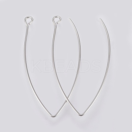 304 Stainless Steel Earring Hooks STAS-K184-05-01P-1