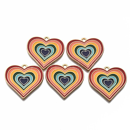 Alloy Enamel Pendants LS-ENAM-T011-110A-NR-1