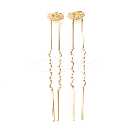 Brass Hair Fork Findings KK-H298-02A-1