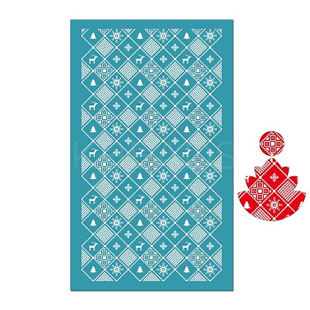 Rectangle Polyester Screen Printing Stencil CELT-PW0002-02-25-1