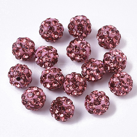 Pave Disco Ball Beads RB-T017-02-03-1